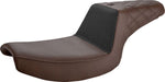 Saddlemen Unknown Industries Performance Gripper Seat For Harley Davidson FXR 1340 1986-1994 - Brown
