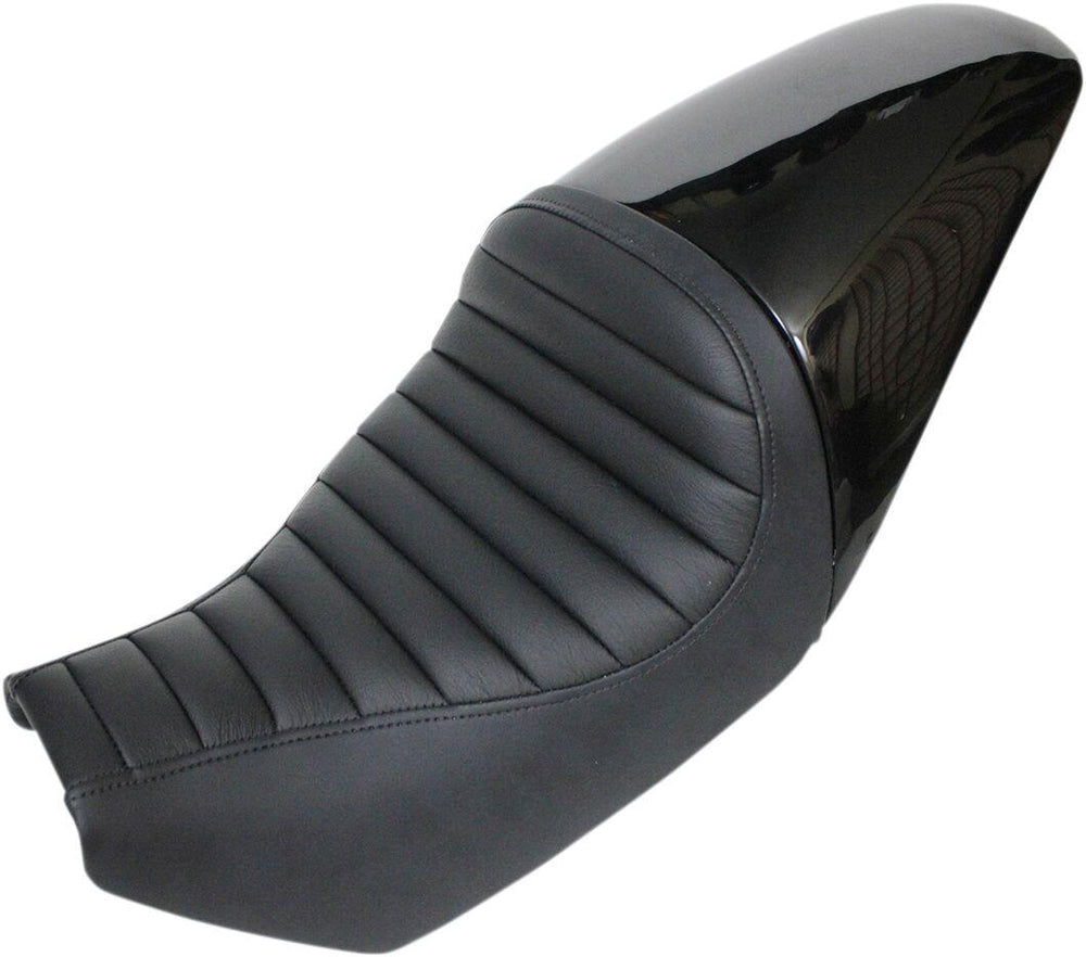 Saddlemen Full Fender Solo Leather Seat For Harley Davidson XG 500 2015-2016 - Black