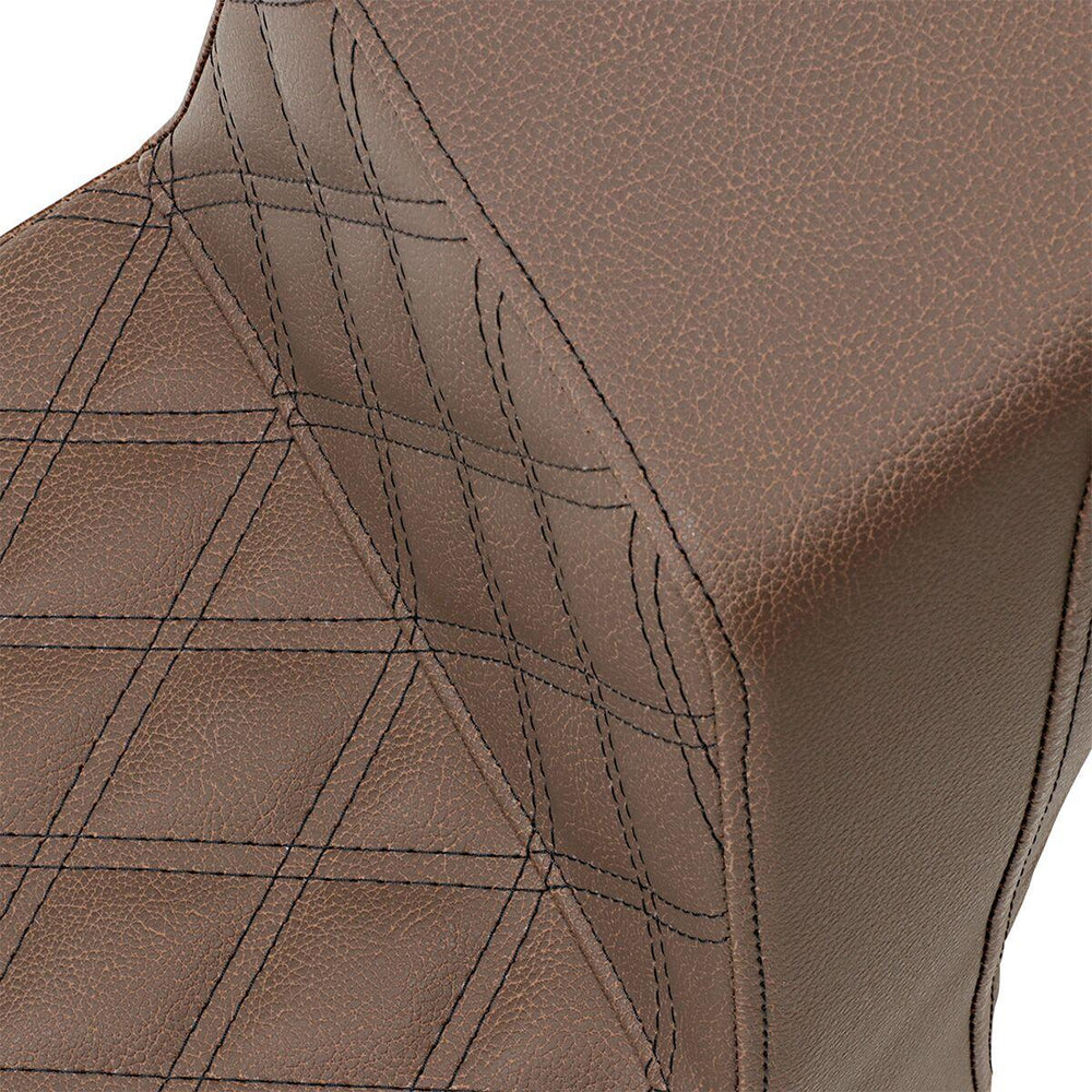 Saddlemen Step Up Rear Smooth Seat For Indian Scout 60 2021-2022 - Brown
