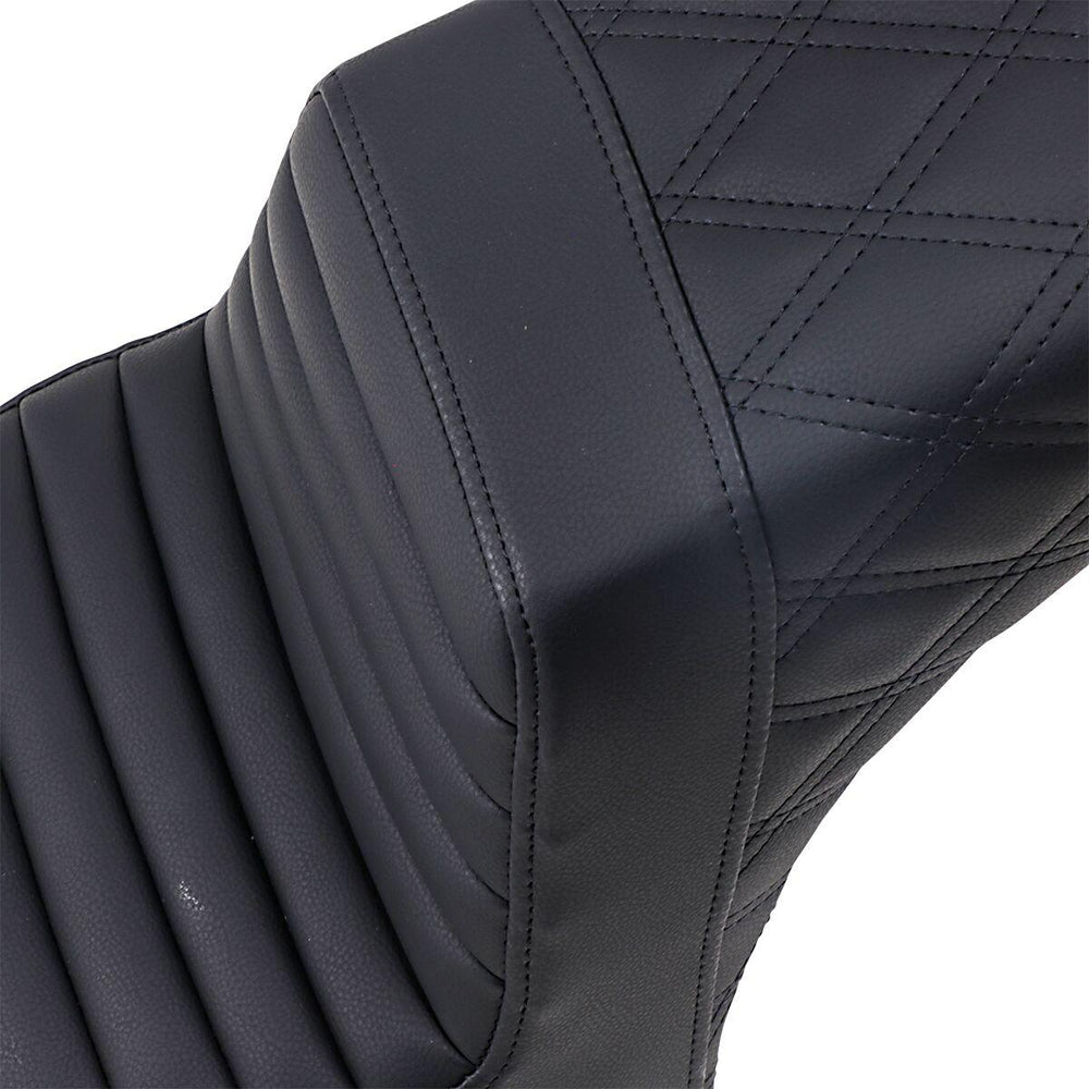 Saddlemen Lattice Stitch Step Up Seat For Indian Scout 60 2021-2022 - Black