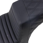 Saddlemen Lattice Stitch Step Up Seat For Indian Scout 60 2021-2022 - Black