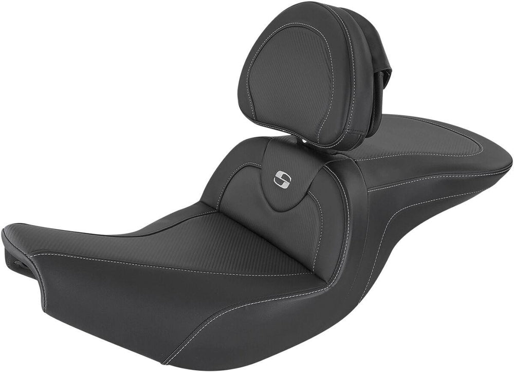 Saddlemen Roadsofa Carbon Fibre Seat For Indian Chief 111 2014-2020 - Black