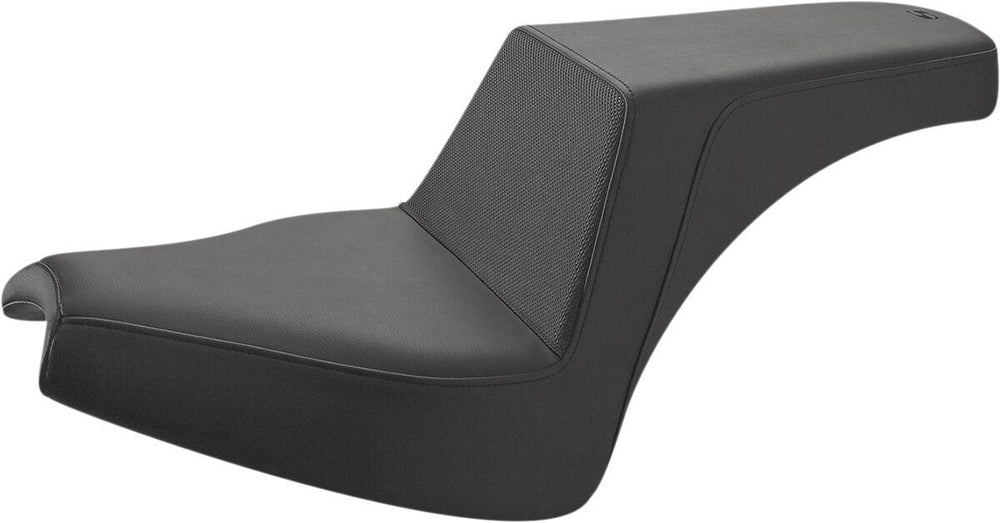 Saddlemen Gripper Step Up Seats For Indian Chief 105 2009-2013 - Black Black Stitching