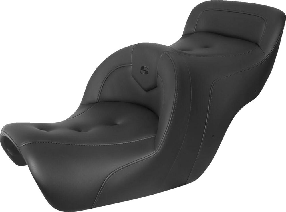 Saddlemen RoadSofa Pillow Top Seat For Honda GL 1500 1988-1990 - Black