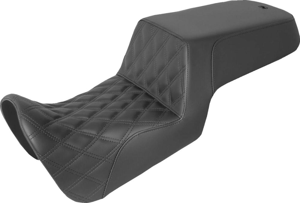 Saddlemen Step Up Front Lattice Stitch Seat For Harley Davidson RA 1250 2021-2024 - Black