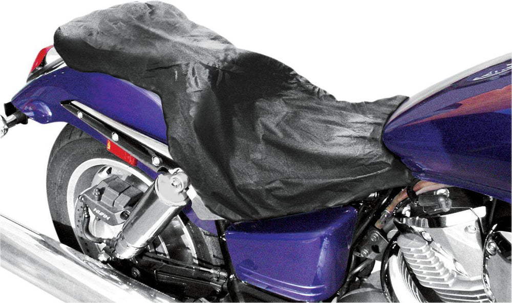 Saddlemen Explorer Seat Rain Cover with Backrest Rain Cover - Black