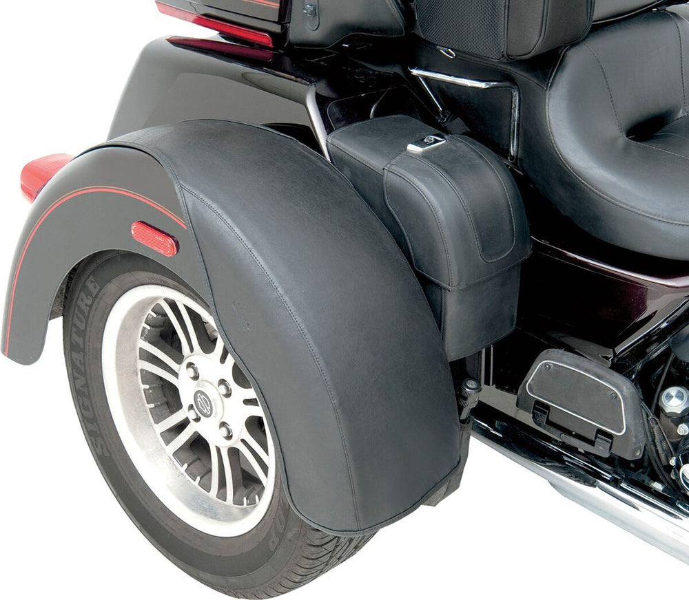 Saddlemen Trike Fender Bra Set For Harley Davidson FLHTCUTG 1690 2014-2016 Rear - Black