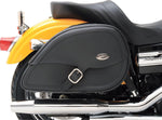 Saddlemen Rigid Mount Specific Fit Set Of Teardrop Saddlebags For Harley Davidson FXD 1340 1996-1998 - Black