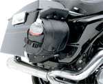 Saddlemen Cruisn Deluxe Saddlebag Guard Bag Set For Harley Davidson FLHR 1340 1994-1998 - Black Grey