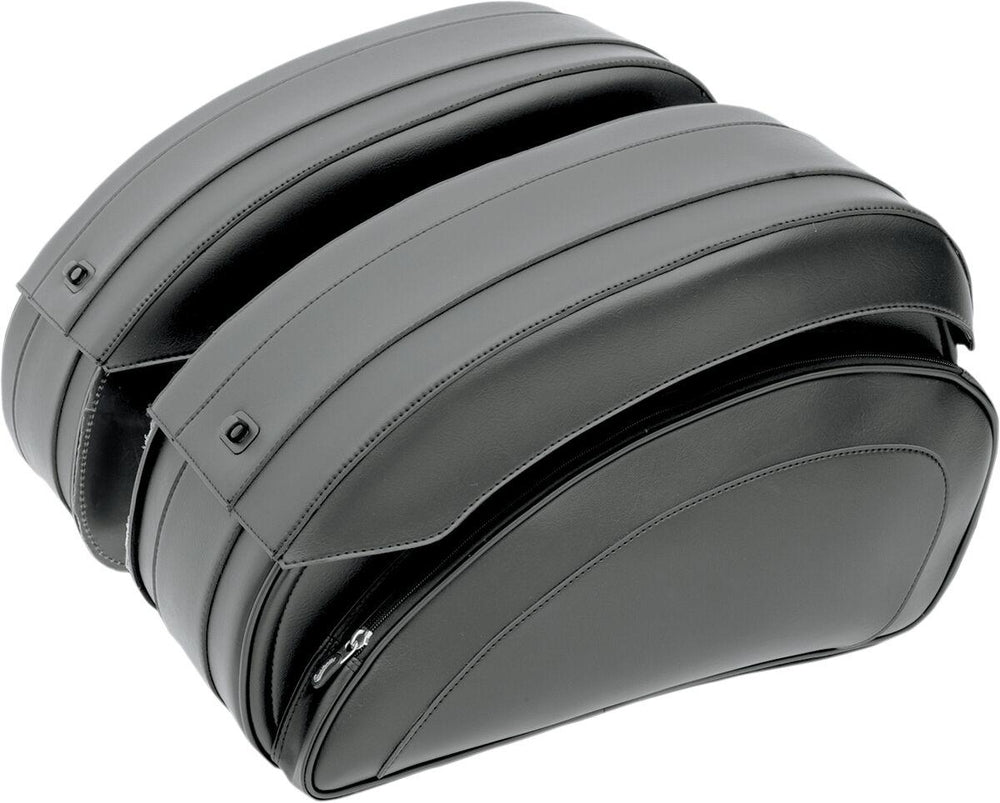 Saddlemen Cruisn Deluxe Saddlebags Set - Black