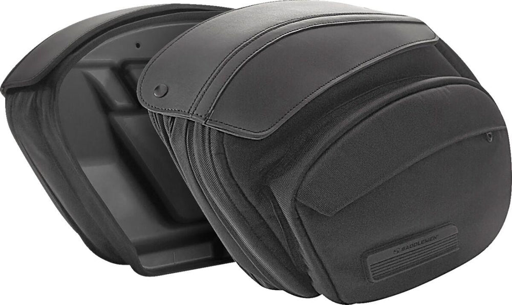 Saddlemen DXT Saddlebags For Harley Davidson FLFBS 1868 2022-2024 - Black