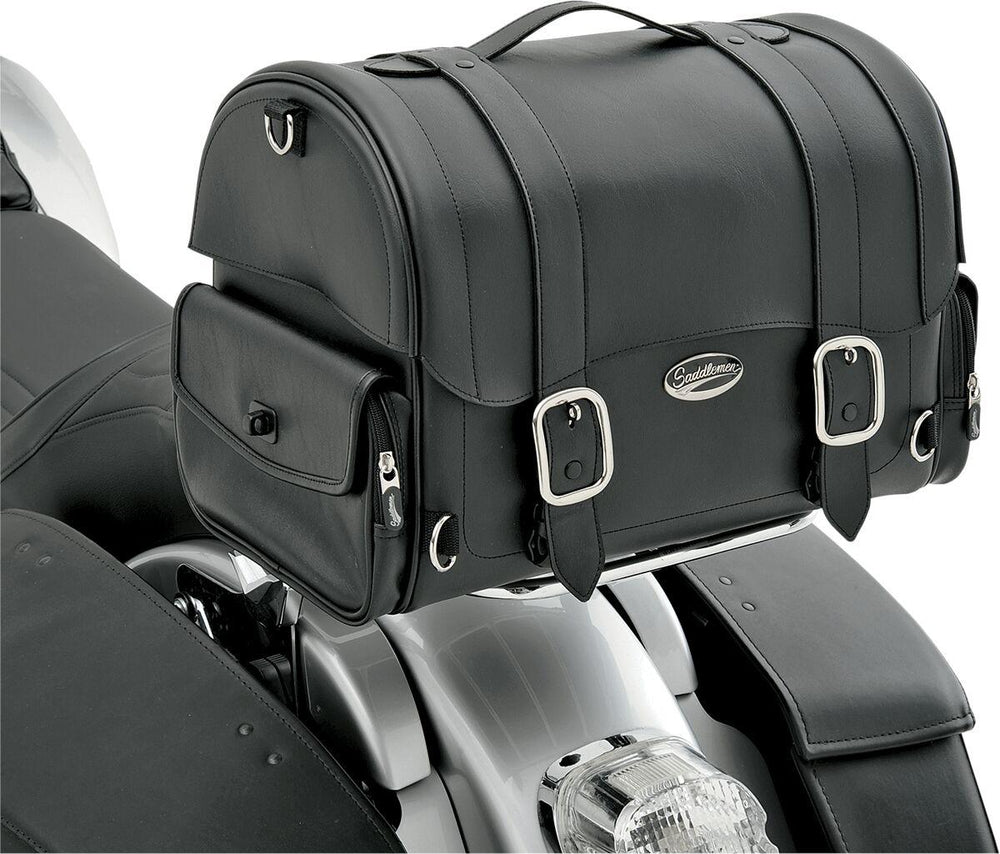 Saddlemen Drifter Express Tail Bag - Black/Chrome