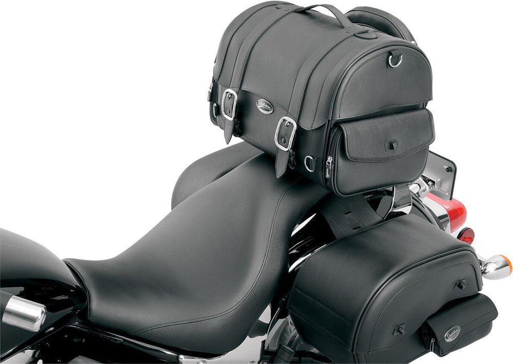 Saddlemen Drifter Express Tail Bag - Black/Chrome