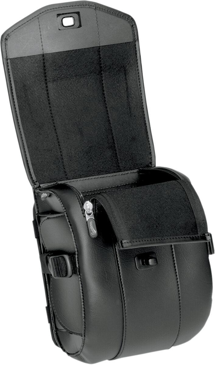 Saddlemen Cruisn Deluxe Sissy Bar Bag - Black