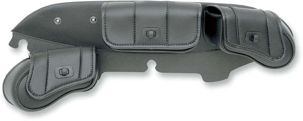 Saddlemen Cruis'n Deluxe 3-Pocket Windshield For Harley Davidson FLHT 1340 1996-1998 Front - Black