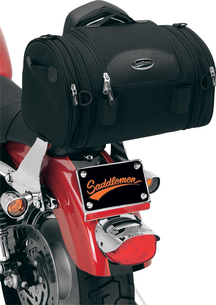 Saddlemen R1300LXE Deluxe Rear Roll Bag - Black