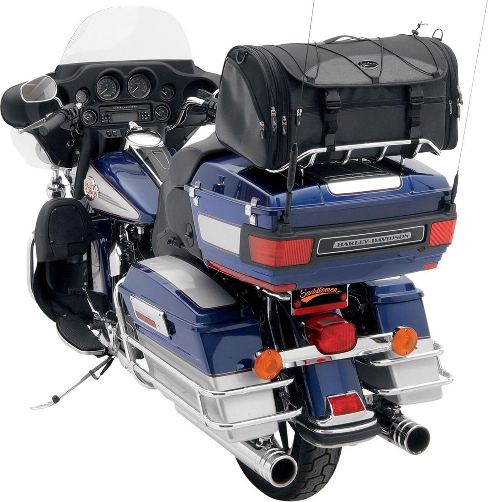 Saddlemen TR3300DE Deluxe Rear Rack Bag - Black/54.1L