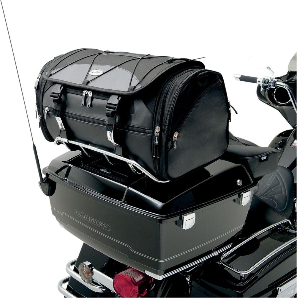 Saddlemen TR3300DE Deluxe Rear Rack Bag - Black/54.1L