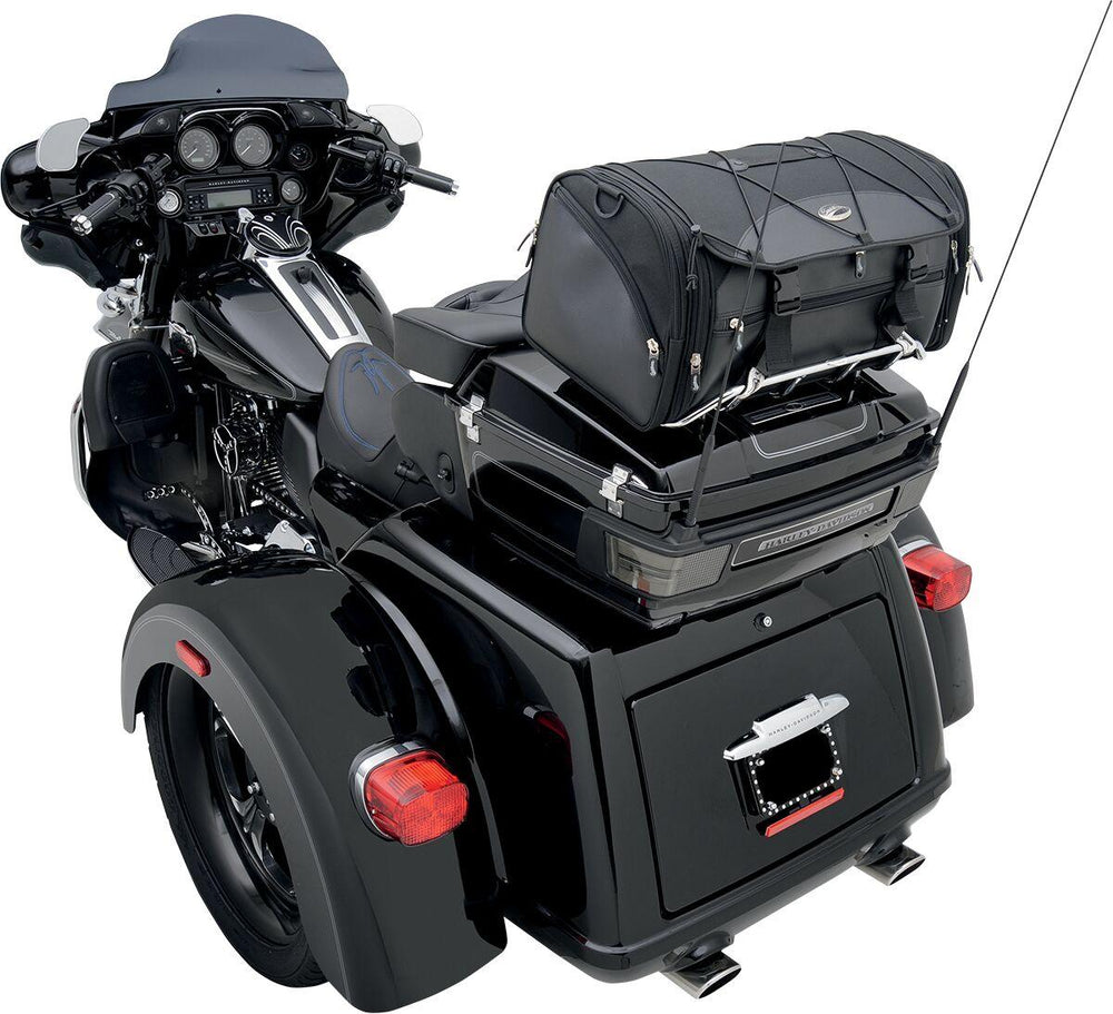 Saddlemen TR3300DE Deluxe Rear Rack Bag - Black/54.1L