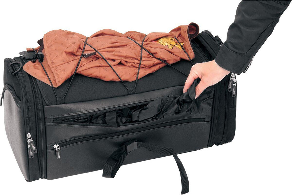 Saddlemen TR3300DE Deluxe Rear Rack Bag - Black/54.1L