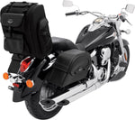 Saddlemen S2200E Expandable Rear Sissy Bar Bag - Black/36.1L