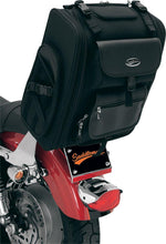 Saddlemen S2200E Expandable Rear Sissy Bar Bag - Black/36.1L