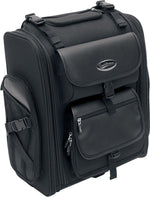 Saddlemen S2200E Expandable Rear Sissy Bar Bag - Black/36.1L