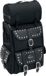 Saddlemen S3500S Deluxe Sissy Bar Rear Bag - Black/57.4L