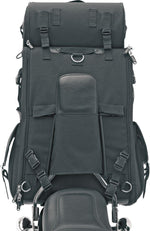 Saddlemen S3500 Deluxe Sissy Bar Rear Bag - Black/57.4L