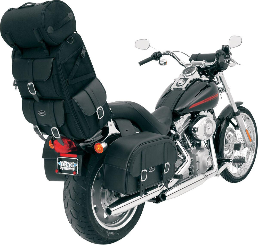 Saddlemen S3500 Deluxe Sissy Bar Rear Bag - Black/57.4L