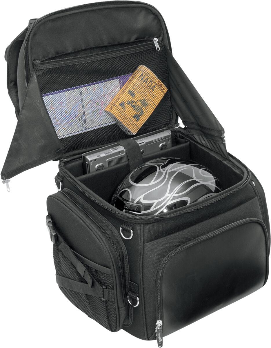 Saddlemen BR3400 Backseat/Sissy Bar Bag - Black/55.7L