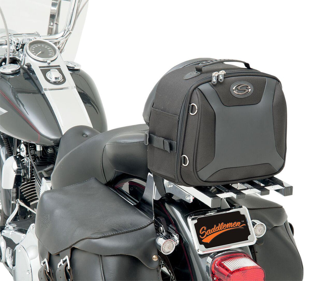 Saddlemen FTB1000 Sport Sissy Bar Rear Bag - Black
