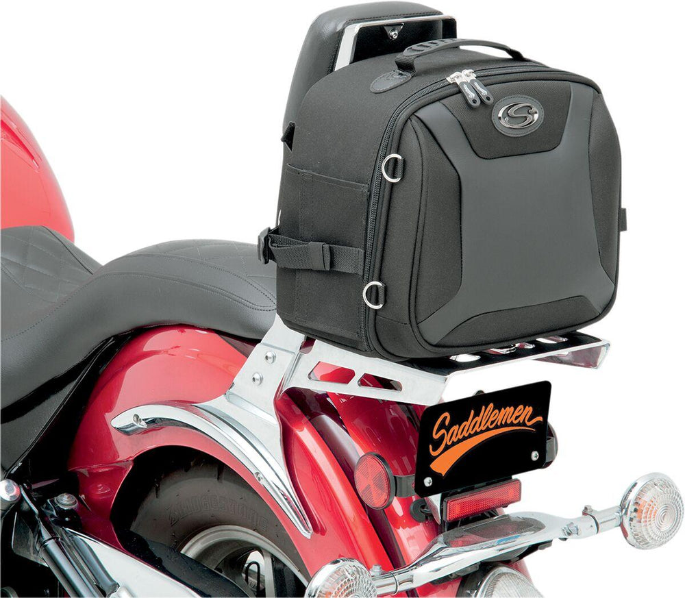 Saddlemen FTB1000 Sport Sissy Bar Rear Bag - Black