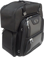 Saddlemen FTB3600 Sport Sissy Bar Rear Combo Bag - Black/Chrome