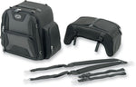 Saddlemen FTB3600 Sport Sissy Bar Rear Combo Bag - Black/Chrome