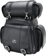 Saddlemen Sissy Bar Rear Bag With Roll Bag - Black/59L