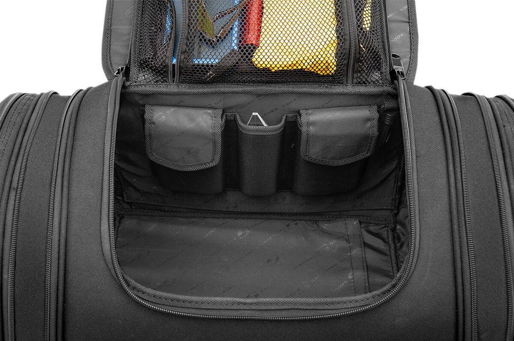 Saddlemen TR2300DE Tactical Deluxe Rack Bag - Black/37.7L