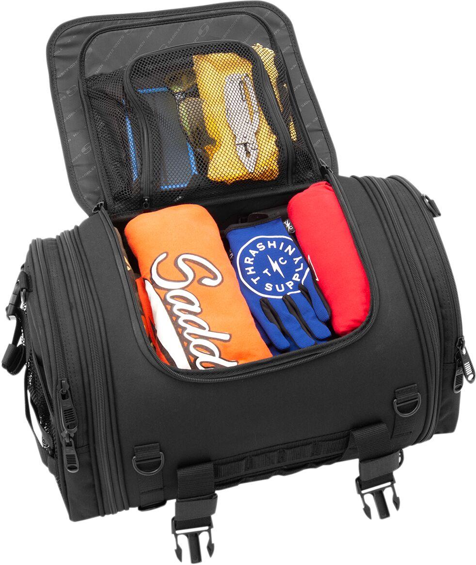 Saddlemen TR2300DE Tactical Deluxe Rack Bag - Black/37.7L