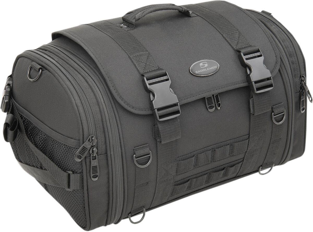 Saddlemen TR2300DE Tactical Deluxe Rack Bag - Black/37.7L