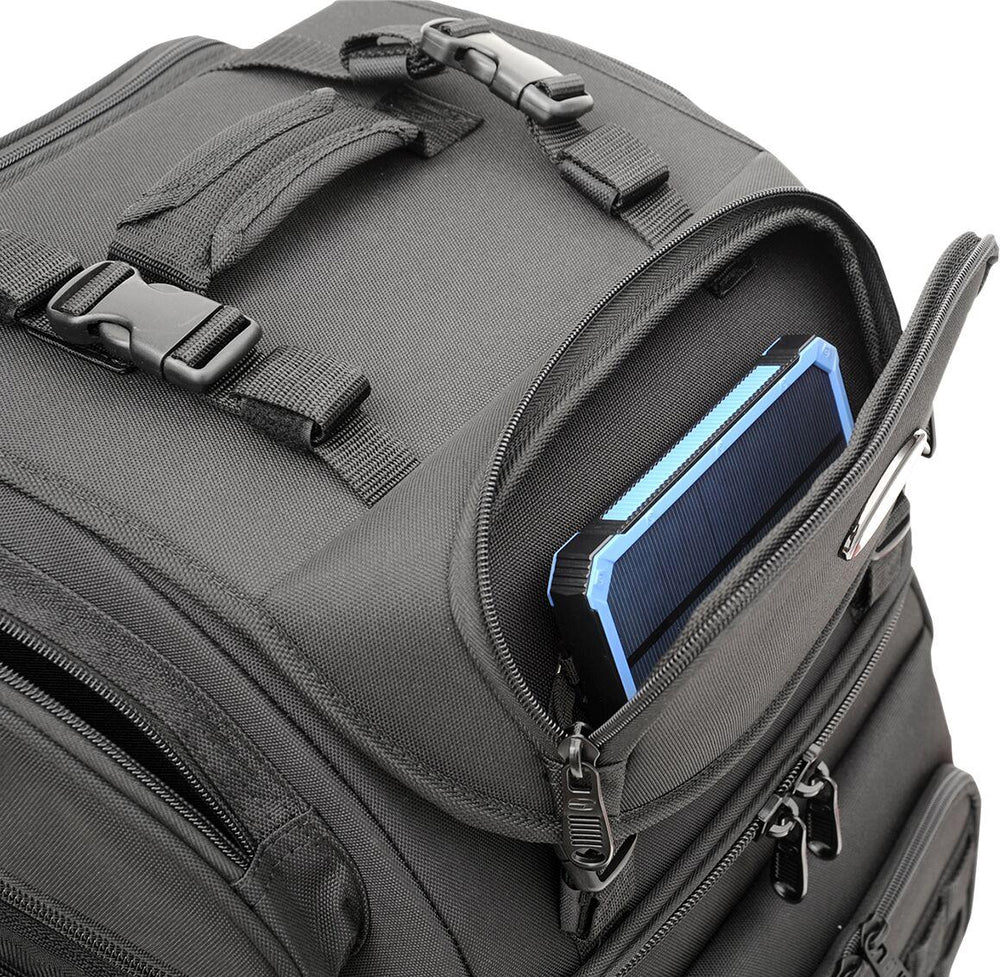 Saddlemen BR3400 Tactical Sissy Bar Bag - Black/55.7L