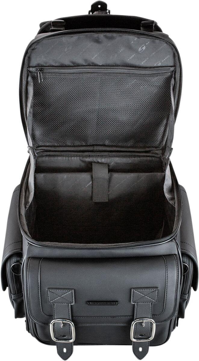 Saddlemen BR3400D Sissy Bar Bag - Black/55.7L