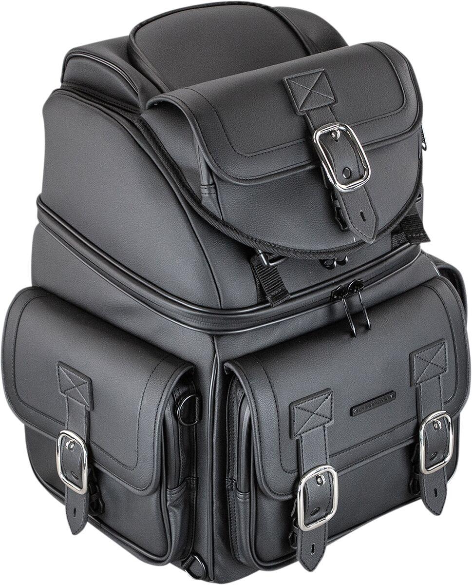 Saddlemen BR3400D Sissy Bar Bag - Black/55.7L