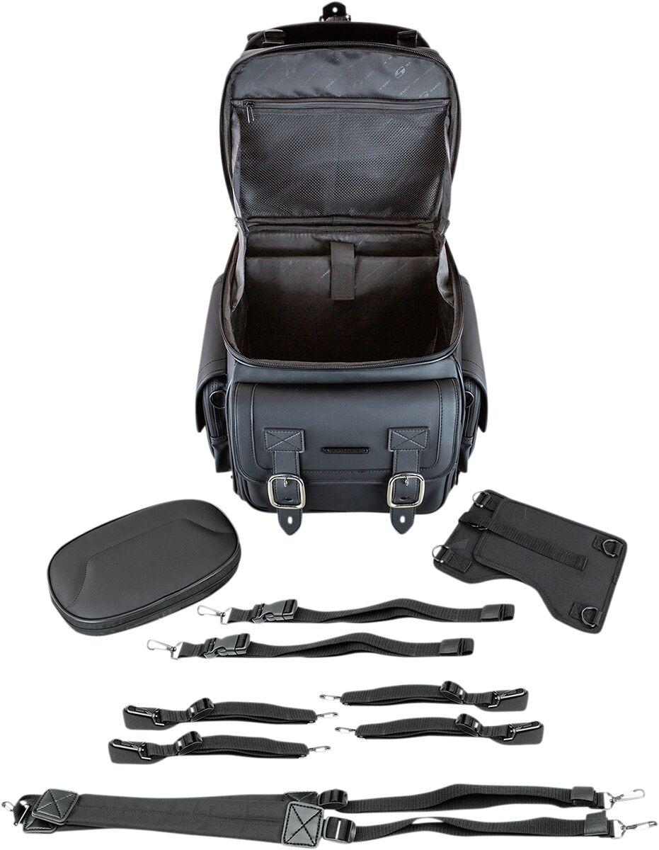Saddlemen BR3400D Sissy Bar Bag - Black/55.7L