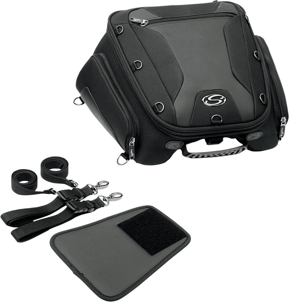 Saddlemen Sport Tunnel Bag - Black/15x17.5"