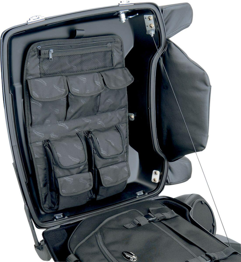 Saddlemen Tour Pack Lid Organizer For Harley Davidson FLHR 1340 1994-1998 - Black