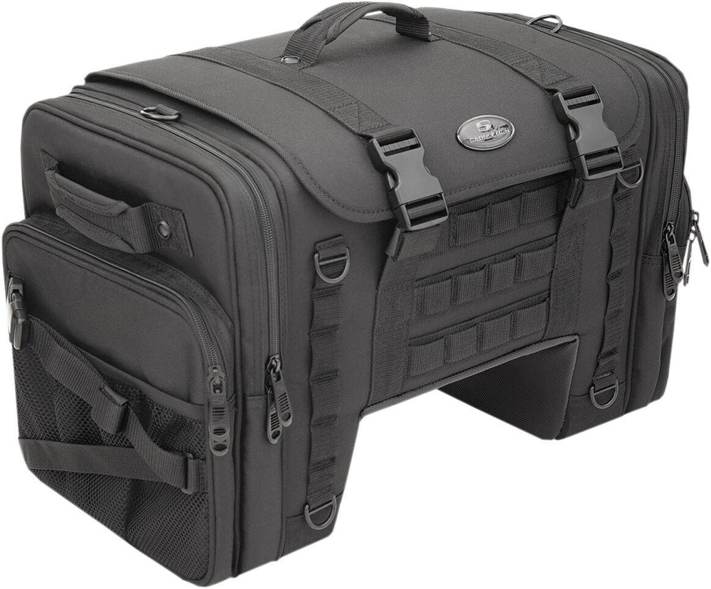 Saddlemen TS3200DE Tactical Seat Tunnel Bag - Black/52.4L