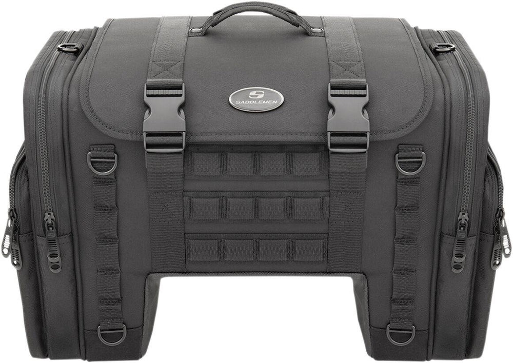 Saddlemen TS3200DE Tactical Seat Tunnel Bag - Black/52.4L