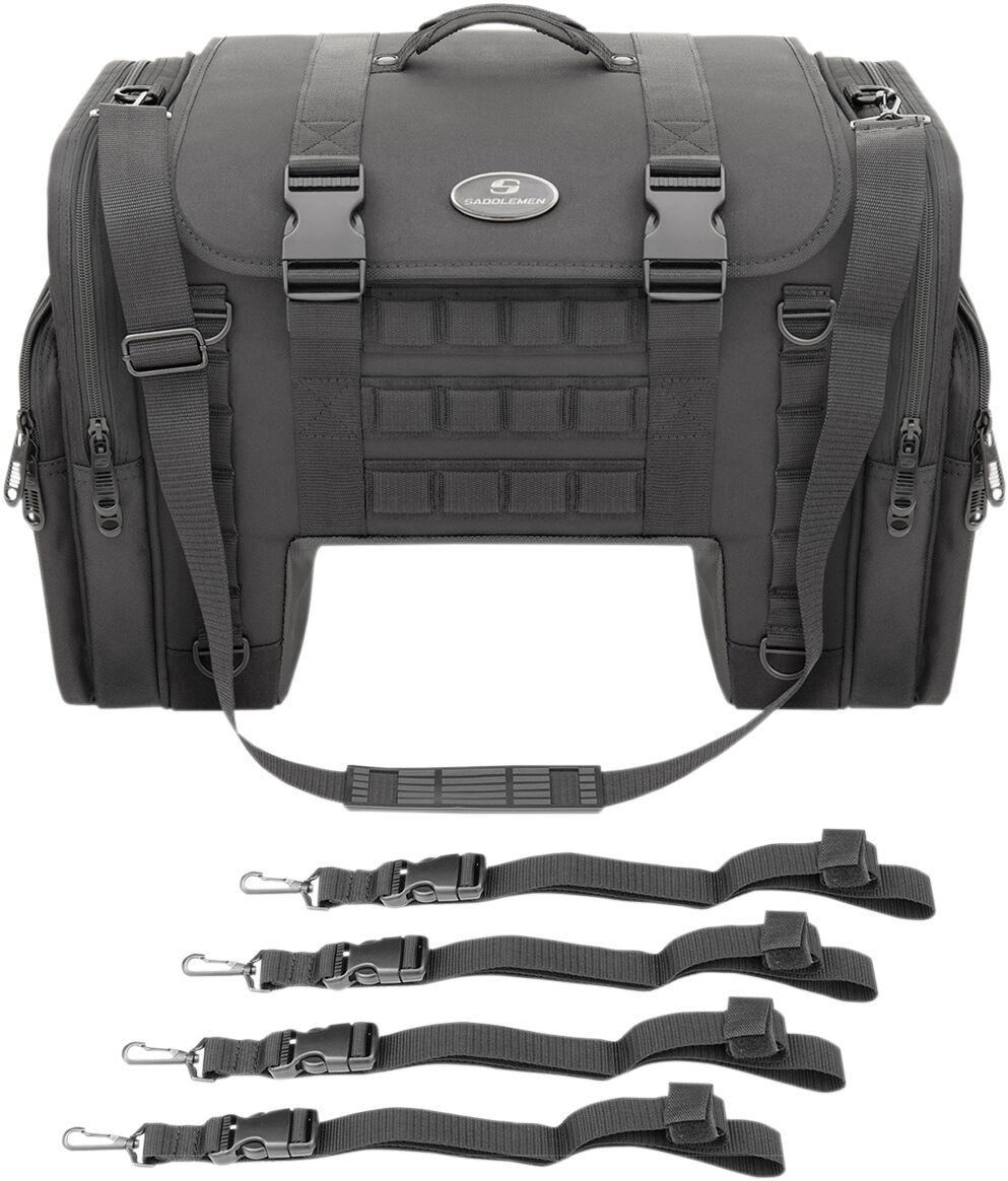 Saddlemen TS3200DE Tactical Seat Tunnel Bag - Black/52.4L