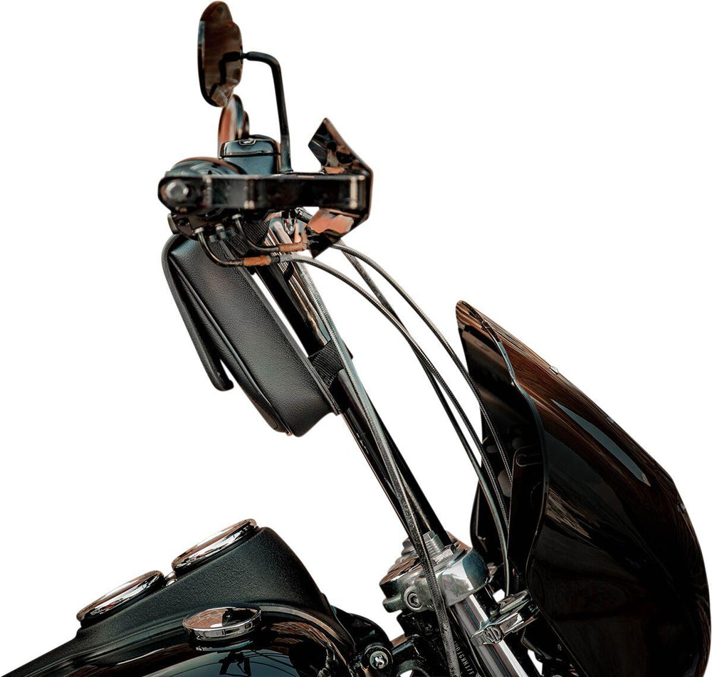 Saddlemen Handlebar Bag - Black/8"x9"