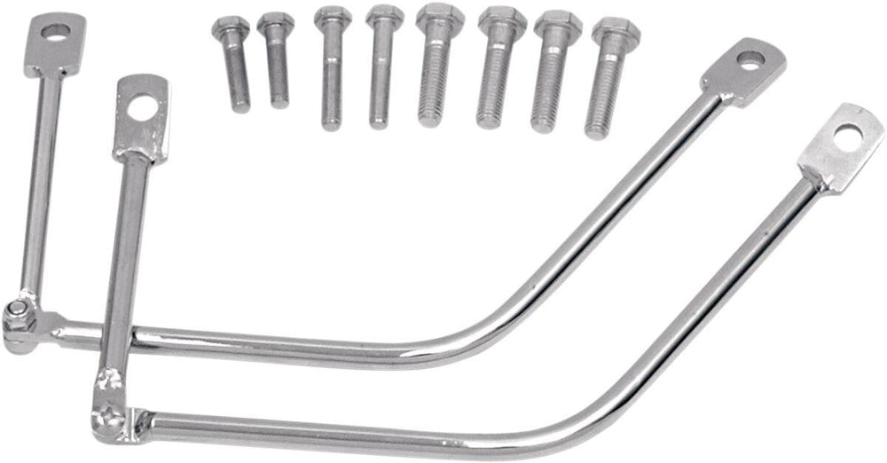 Saddlemen S4 Universal Saddlebag Support Brackets For Honda CMX 250 C 1996-1999 - Chrome